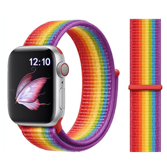 NEW[BAND] Rainbow  Strap Loop For Apple Watch - Picture 1 of 5